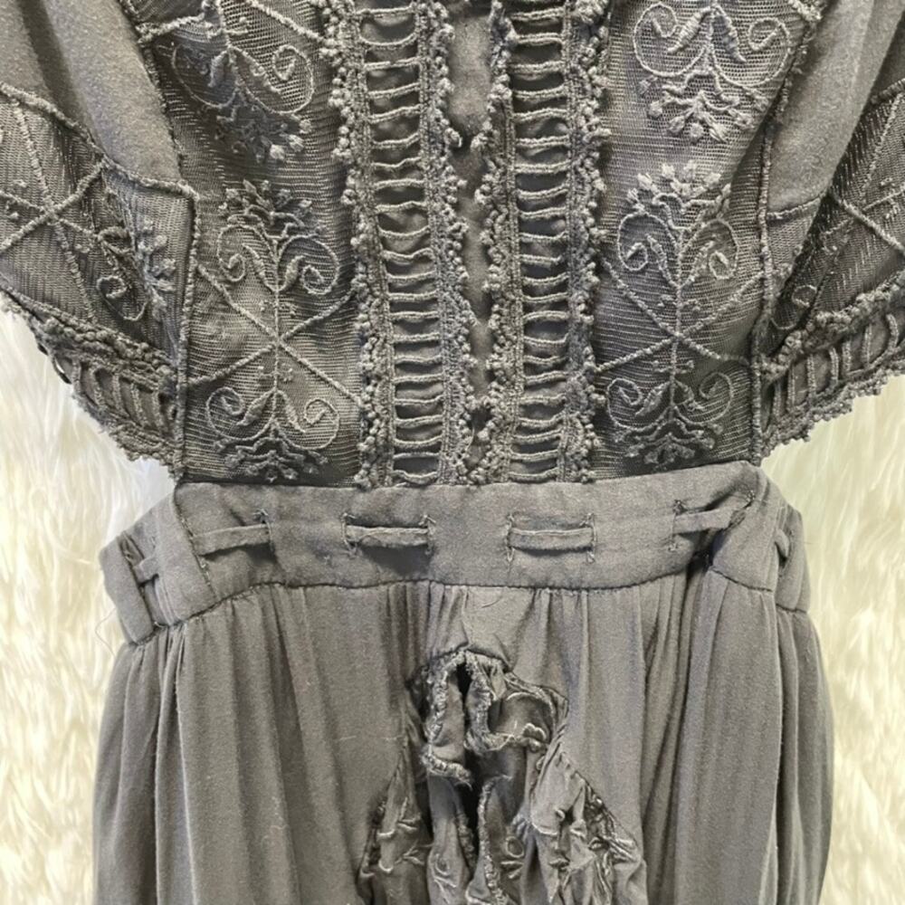 Free People Black Fair Cut Out Dress Size 6 - Picture 6 of 14
